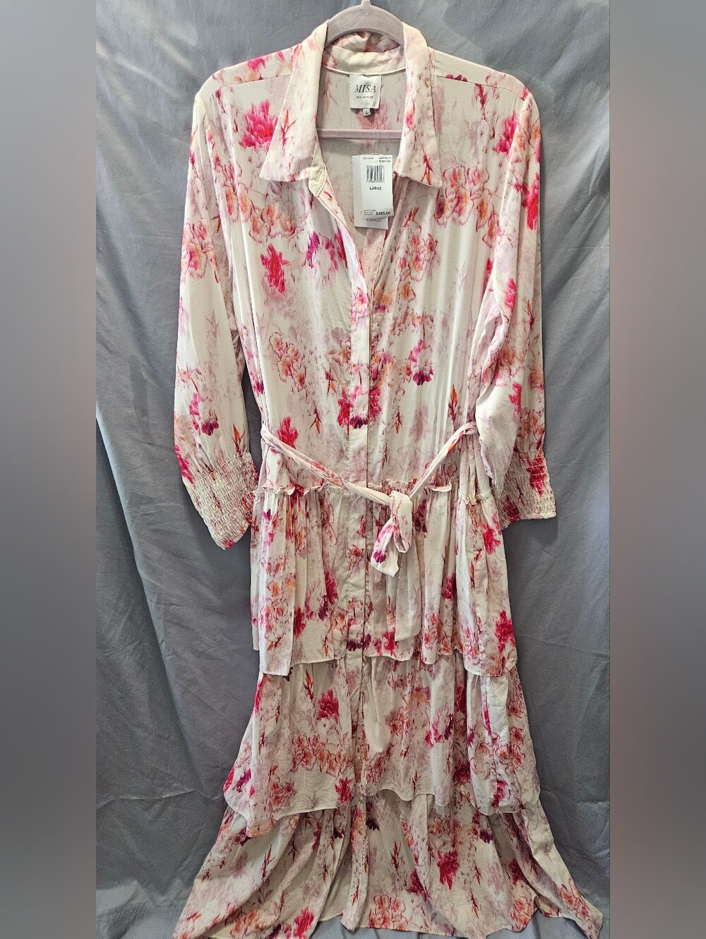 Misa Abstract Rose Floral Dress - Picture 1 of 6